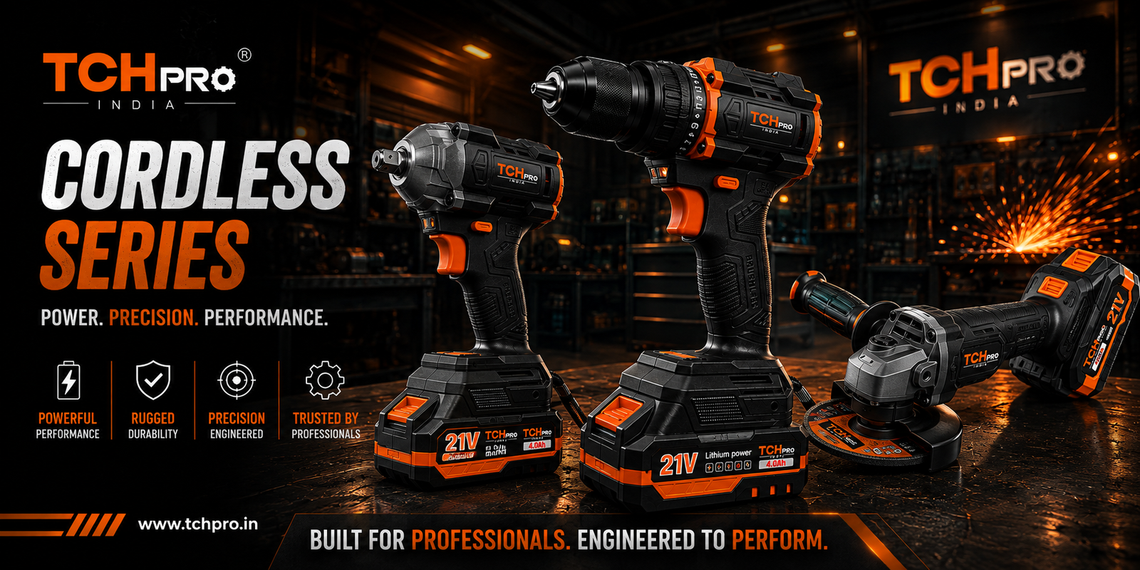 TCH PRO Cordless Power Tools Series