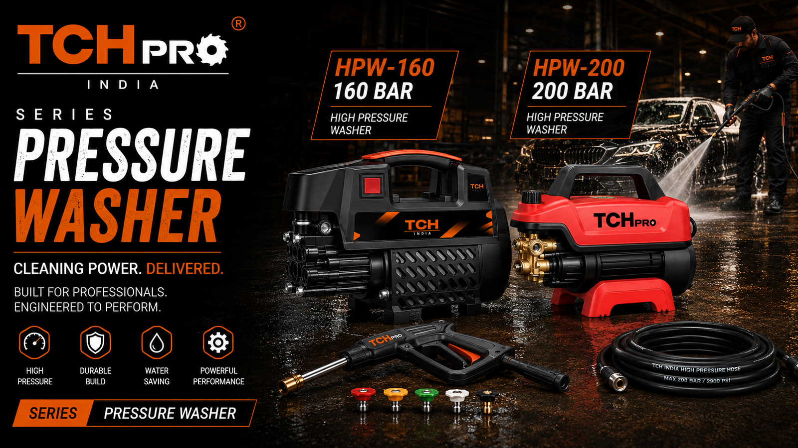 TCH PRO Commercial Pressure Washers
